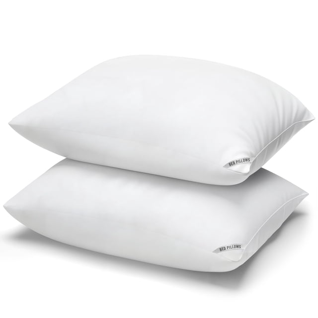 Almohadas para Cama Piwaal Pack de 2 Tamaño Estándar con Relleno Alternativo