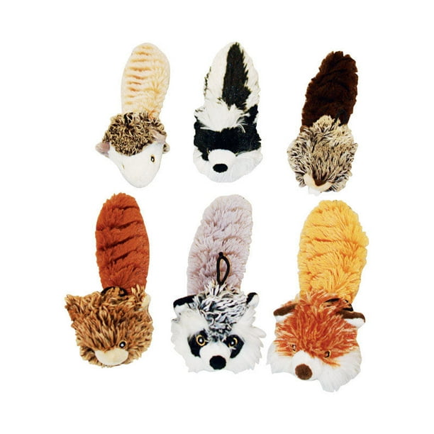 Juguete de peluche para perros, varios tamaños, con forma de Bouncy Burrow Buddies