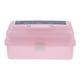 thumbnail image 3 of Caja de Almacenamiento de Plástico Sunnimix Organizador de Espacios Grandes Kits de Herramientas Rosado 315x170x145mm, 3 of 8