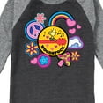 thumbnail image 3 of Peanuts - Woodstock Peace And Love Flair - Youth Raglan Tee, 3 of 7