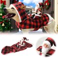 thumbnail image 1 of Pet Clothes Santa Riding Festive Outfit Holiday Apparel for Small Medium Large Puppies, 1 of 5