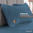 thumbnail image 2 of Dreamlab 2 Pack de Fundas de Almohada Premier 1800 Collection | Fundas de Almohada de Microfibra de Lujo de Doble Cepillado, Hipoalergénicas | 2 Piezas Tamaño Individual: 51 cm x 76 cm, Azul Mezclilla, 2 of 6