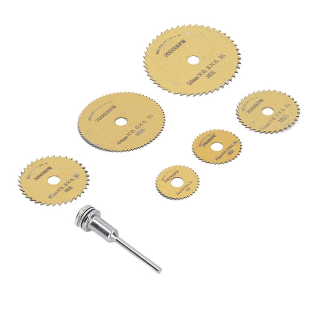 HSS Lame de Scie, Mini Lame de Scie Coupe Rapide 7 Pièces pour le Bois