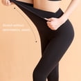 thumbnail image 4 of Soporte para el vientre de alta elasticidad, forma de mujer embarazada transpirable y sin costuras, adecuado para el verano,negro,L, 4 of 6