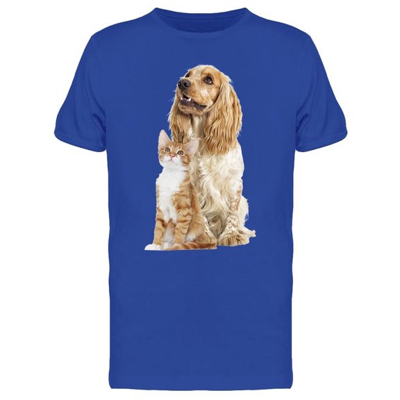 Kitten And Puppy Together Tee Men's -Image by Shutterstock