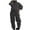 Dark Gray, variant on Sweatpants Outfits Fashion Women Casual Solid Long Sleeve Zipper Pockets Elastic Waist Long Sleeve Round-Neck Blouses Sets Biker Sets Two Piece Outfits S-167 White L