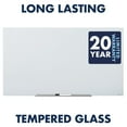Quartet InvisaMount Glass DryErase Board, Hanging Wall