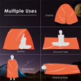 thumbnail image 3 of Saco de dormir de supervivencia de emergencia - Bolsa de supervivencia - Manta de primeros auxilios impermeable - Ultraligera - Resistente al calor, 3 of 5