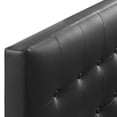 thumbnail image 5 of Modway Emily Twin Modern Style Upholstered Faux Leather Headboard in Black, 5 of 9