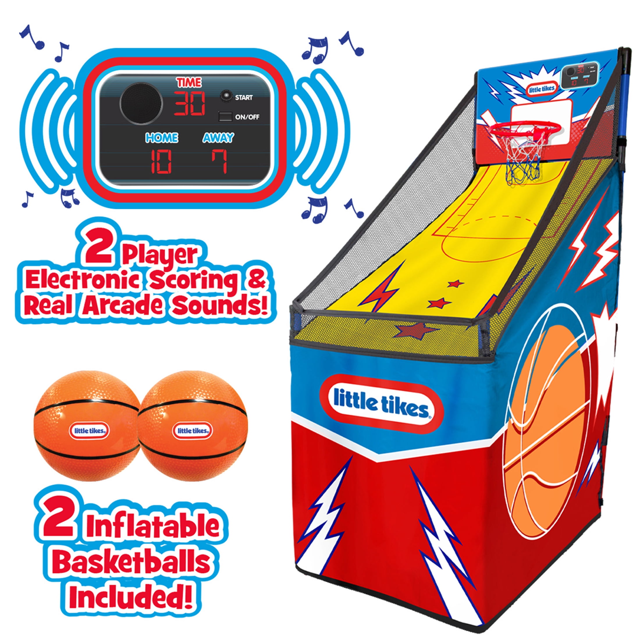 Little Tikes Easy Score Arcade Game - Indoor Basketball Hoop