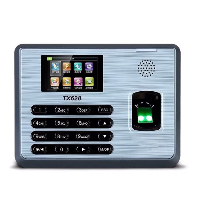 Upunch Time Cards Time Clocks For Employees Small Business TX628 Fingerprint Time Clock Machine ,Easy to Use