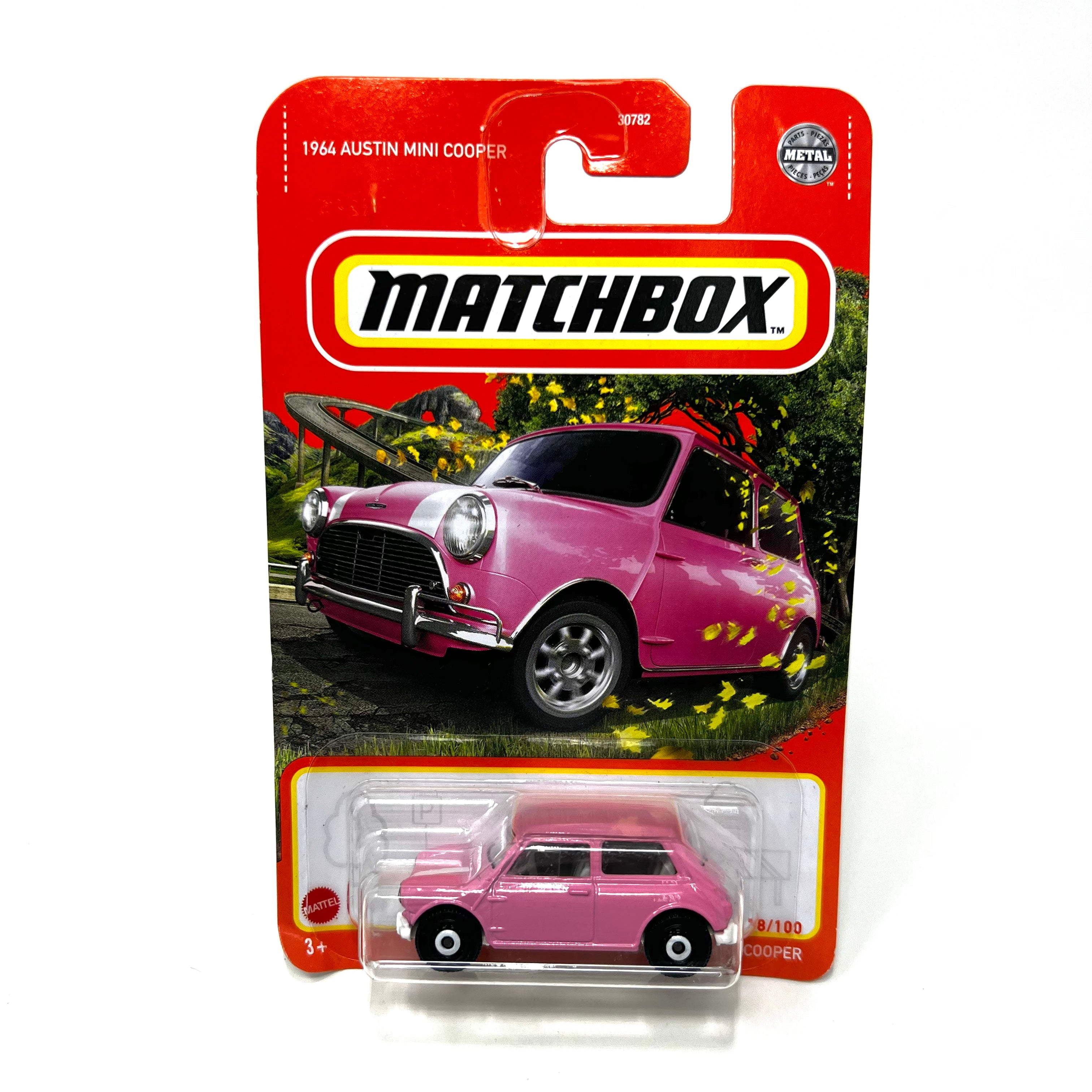 Matchbox 1:64 Scale 1964 Austin Mini Cooper Pink - Walmart.com