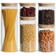 thumbnail image 1 of U Chef Juego de 5 Tarros de Vidrio, Frascos de Vidrio con Tapas de Herm&eacute;ticas, Recipientes de Vidrio para Almacenamiento de Alimentos, Contenedores de Vidrio, Botes Herm&eacute;ticos pa, 1 of 8