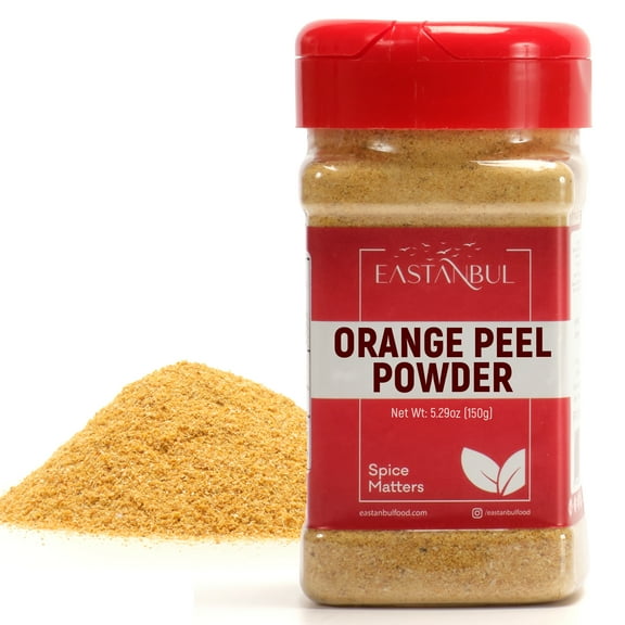 Eastanbul Orange Peel Powder, 5.29oz Dried Orange Peel Powder for Cooking,Baking,Tea