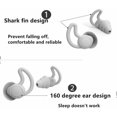 thumbnail image 4 of Reusable Silicone Earplugs for Sleeping, Swimming, Studying, Concerts - 40dB Noise Reduction, Hearing Protection(Grey), 4 of 5