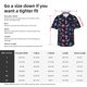 thumbnail image 5 of Balery Space Dinosaur Camisas hawaianas de manga corta para hombre, camisas playeras de corte holgado, camisas de vacaciones con botones,Small, 5 of 7