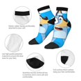 thumbnail image 4 of Saiise Bluey Funny Socks Men Women Adults Novelty Graphic Crew Tube Socks Crazy Design Casual Dress Socks for Sports,Running,Travel, 4 of 7