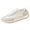 Beige, variant on Trainers Shoes for Women Lightweight Retro Ballerina Sneakers Versatile Casual Sports Shoes with Elastic Ruffled Heel, Comfortable S𝗅ip On Sneakers for Back to College