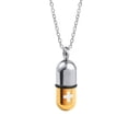 thumbnail image 2 of Abbracc Jewelry Pendant Keepsake for Memorial Chain & Funnel Urn-Link Gold, 2 of 8
