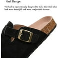 thumbnail image 3 of Womens Cork Slippers,soft Clogs For Women,womens Clogs-mules House Slipers With Arch Support And Adjustable Buckle Yj51-2, 3 of 5