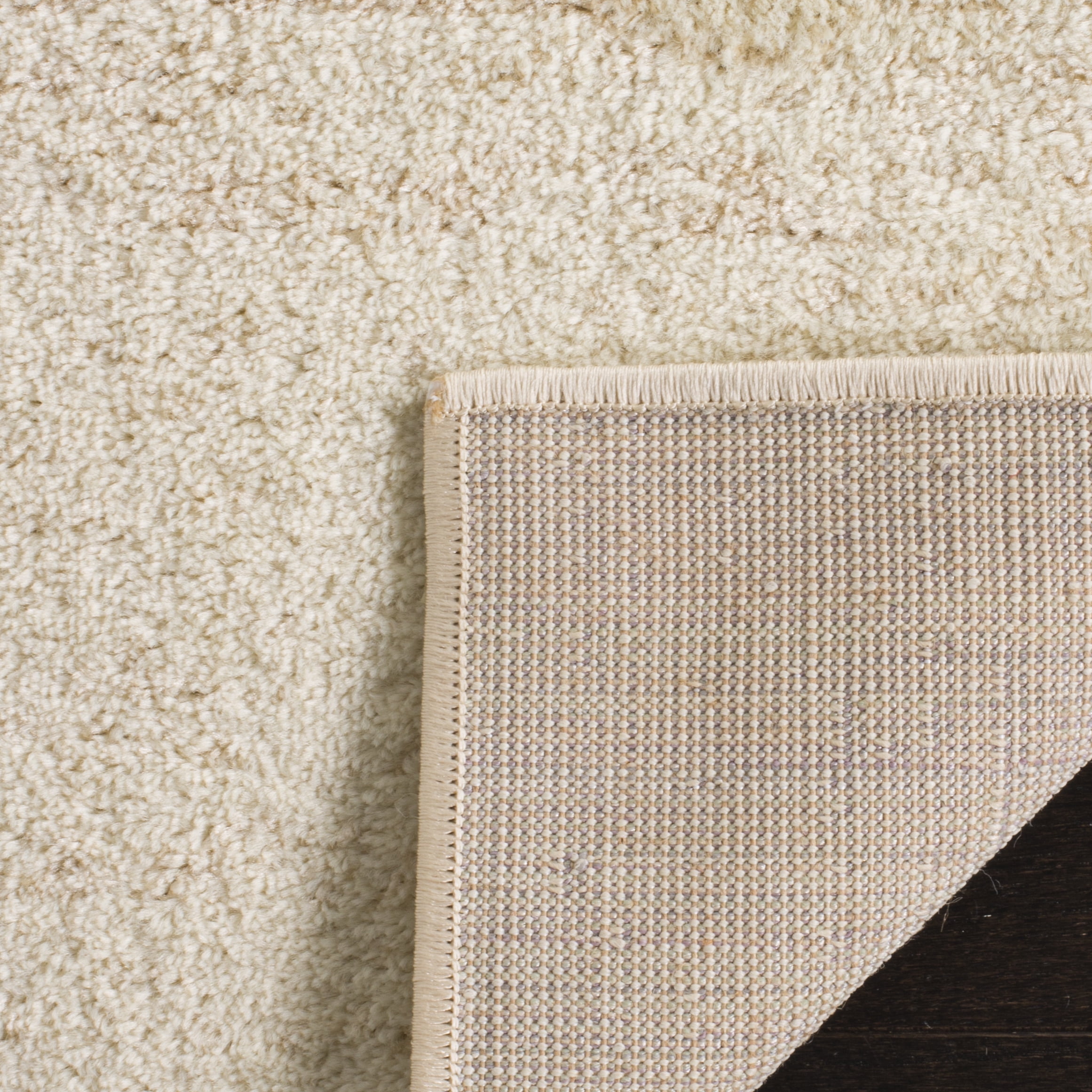 SAFAVIEH Adirondack Esmond Striped Area Rug, Champagne/Cream, 3' x 3' Square - Modern Design, Champagne & Cream, Ideal for Living Room, Bedroom, Dining Space