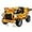 Yellow, variant on Jojoka Ride on Dump Truck for Kids, 12V Ride on Car with Electric Dump Bed, Remote Control and Extra Shovel, Ride on Construction Vehicle with USB, MP3, Music Player, Battery Indicator (Blue)