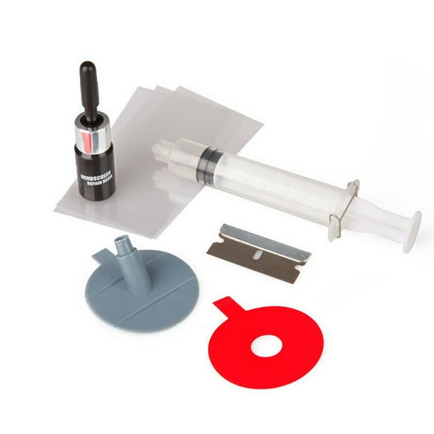 Kit d'outils de réparation de pare-brise liquide de rayure de