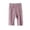Purple, variant on BADHUB Girls Knee Length Pants Dressy Casual Bermuda Shorts Elastic Waist Solid Color Soft Summer Short Pant Gray 5 Years