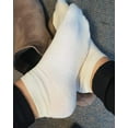 thumbnail image 4 of SOCKS'NBULK 60 Pairs Wholesale Bulk Sport Cotton Mens Crew, Ankle, Tube Socks, Size 10-13 (Mens - White Ankle), 4 of 7