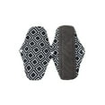 thumbnail image 2 of Szbaoan Reusable Cloth Sanitary Pads with Charcoal Absorbency, Washable Menstrual Pad for Women with Snap Button, Leak Proof Design for Travel Exercise, Eco Friendly Alternative to Disposable Pads, 2 of 5