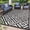 Black&white, variant on Outdoor rug suitable for patios, patios, campervans, balconies, backyards, etc. 5ft x 8ft waterproof mat, double-sided plastic material.