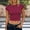 Shirts-Red, variant on Gamivast Polka-Dot Women's Print Crop Tops Short Sleeve Y2K Baby Tees Casual Vintage Shirts Slim Fit Summer Basic T-Shirts Comfortable Everyday Retro Style Top Yellow S