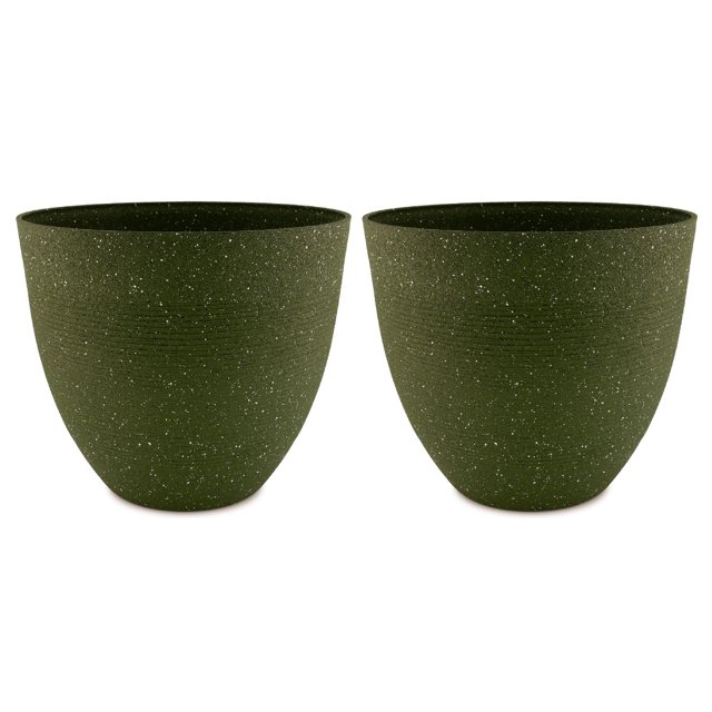 Set de 2 Macetas Decorativas CasaMia Lili 27.2x31 Green
