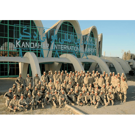 Multi Format Media - Canvas Print Members of the 603rd Air Control Squadron in Afghanistan in 2003. (31 FW Multi Media Photo) Stretched Canvas 10 x 14
