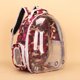 thumbnail image 3 of Mochila portátil para mascotas y gatos, bolsa de viaje para exteriores, adecuada para suministros de embalaje pequeños, transpirable, 3 of 5