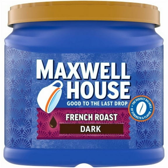 2X - Maxwell House French Roast Dark Roast Ground Coffee