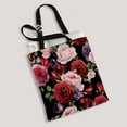 thumbnail image 2 of EREHome Sac en Toile Roses Florales Réutilisable Sac de Courses 14 Pouces(L) x 16 Pouces(H), 2 of 2