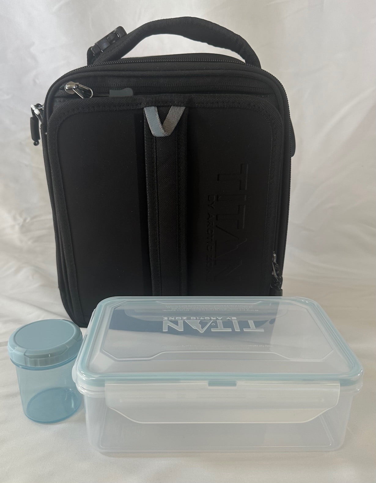 Titan by Arctic Zone Expandable Lunch Box Black