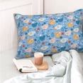 thumbnail image 4 of Fotbe Cute Chickens and Flowers Funda de Almohada Decorativa Estilo Occidental, Lujo en Algodón, Fundas para Almohadas King, Cojín Estampado para Decoración del Hogar-16"x24", 4 of 6