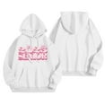 thumbnail image 1 of Mode Décontractée pour Femmes à Manches Longues 2025 Sweat à Capuche Imprimé Chiffres Tunique Française Grande Taille Robe Décontractée Haut Décontracté Sweat à Capuche à Fermeture à Glissière pour Femmes Hiver, 1 of 3