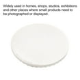 thumbnail image 4 of Uxcell Vintage Decorative Round Tray Resin Bow Knot Organizer Dish Plate, White 2 Pack, 4 of 5