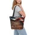 thumbnail image 2 of Easygdp Rustic American Flag Wood Bolso de Hombro para Mujer, Bolso Bandolera y Cartera de Mano Elegante para Uso Diario, 2 of 6