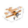 thumbnail image 2 of Vintage Iron Metal Plane Aircraft Model for Home Decor 2Pcs Set, 2 of 5