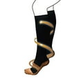 thumbnail image 3 of zhongxinda Long Tube Compression Socks Women Men Knee High Sandals Printed Nylon Cotton Moisture Wicking Hosiery Outdoor Fitness Slim Sportswear Apparel, 3 of 5