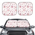 thumbnail image 2 of Windshield Sun Shade, Urban Eiffel Tower Foldable Car Sun Shade Windshield For Front, 2 Pieces, 2 of 4