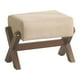 thumbnail image 1 of Silla de camping con reposapiés, fácil de transportar, resistente, cómoda y multiusos. Marrón oscuro, 1 of 9