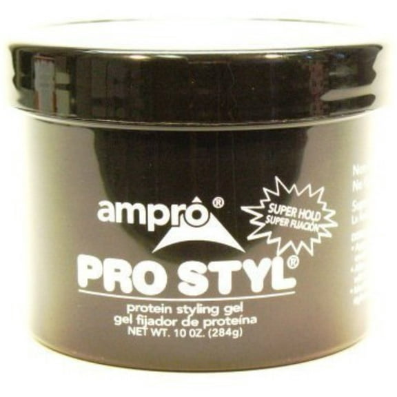 4 Pack - Ampro Protein Styling Gel, Super Hold 10 oz