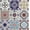 Pistachio and Blue, variant on Peel and Stick Backsplash Tiles for Kitchen, Talavera Mexican Tiles (10 Sheets)