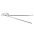 thumbnail image 2 of Angle Protractor 0‑180 Degree 2 Arm Finder Stainless Steel Woodworking Ruler Measure Tool 250mm, 2 of 14