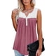 thumbnail image 1 of Blusa de verano con dobladillo suelto, blusa de verano con escote en V, sin mangas, con escote en V y dobladillo suelto, blusa con escote en V y dobladillo suelto, confiabilidad excepcional, 1 of 6